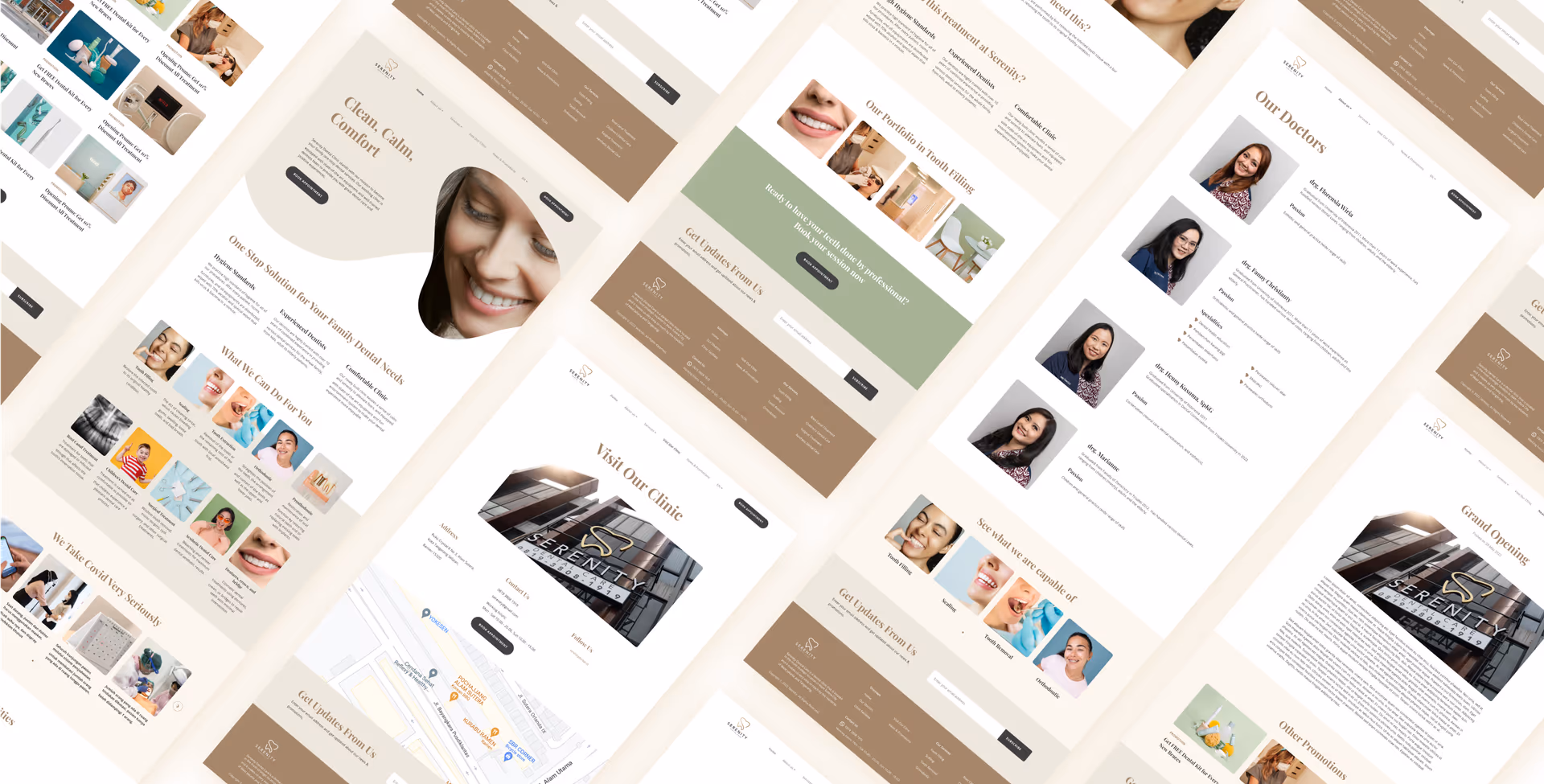 Serenity Dental Care mockup 1