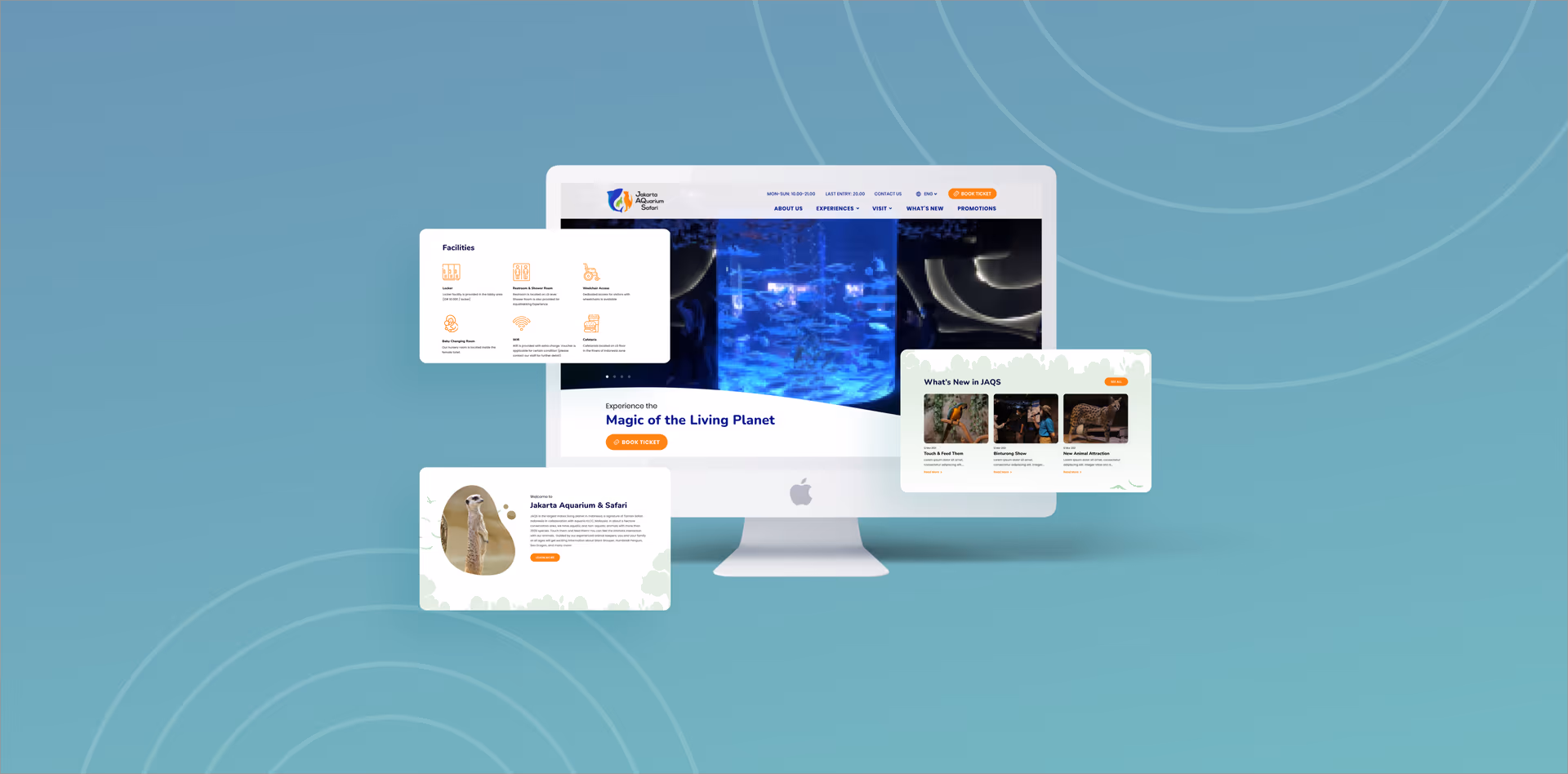 Jakarta Aquarium & Safari Website
