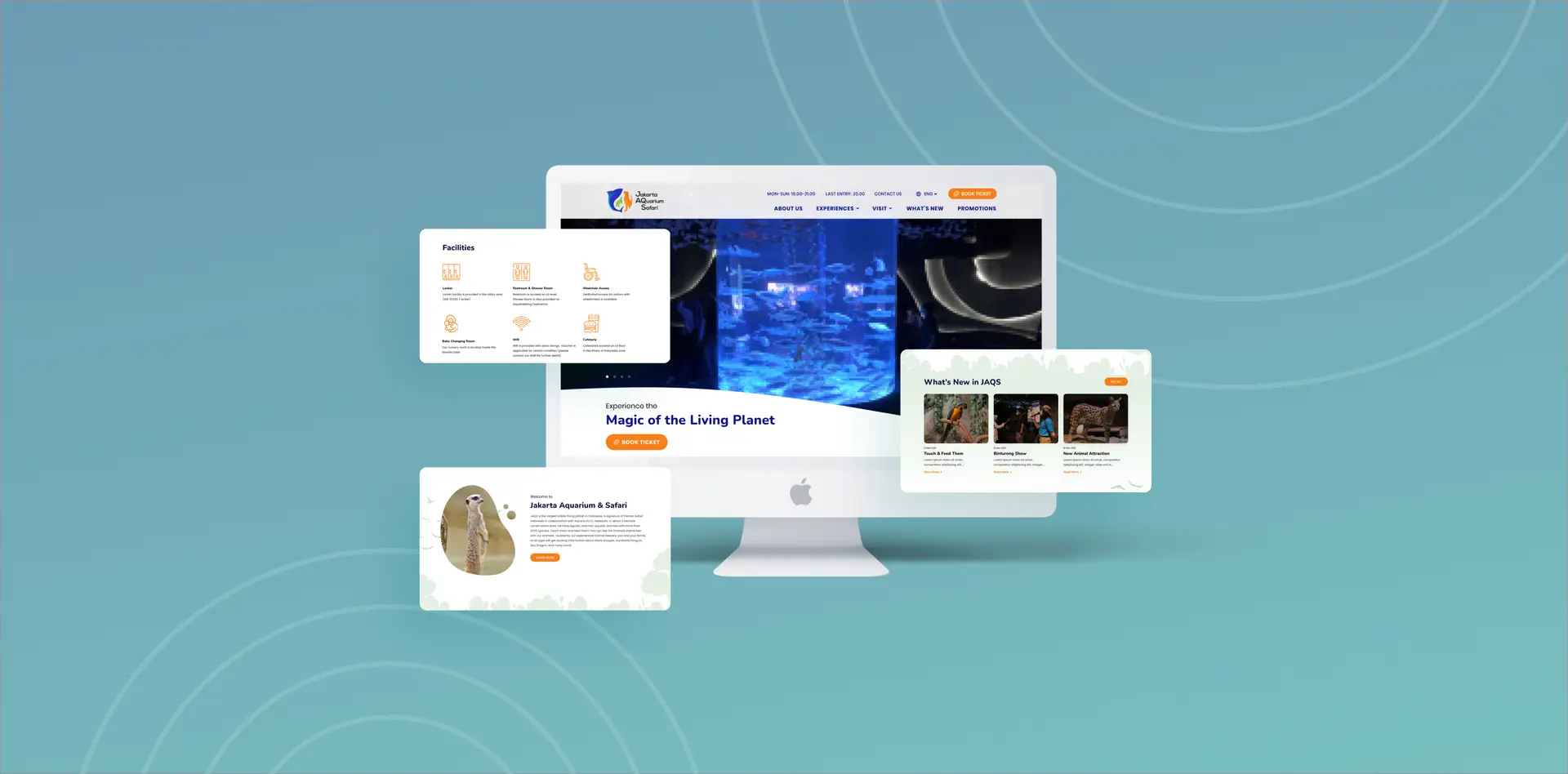 Jakarta Aquarium & Safari Website