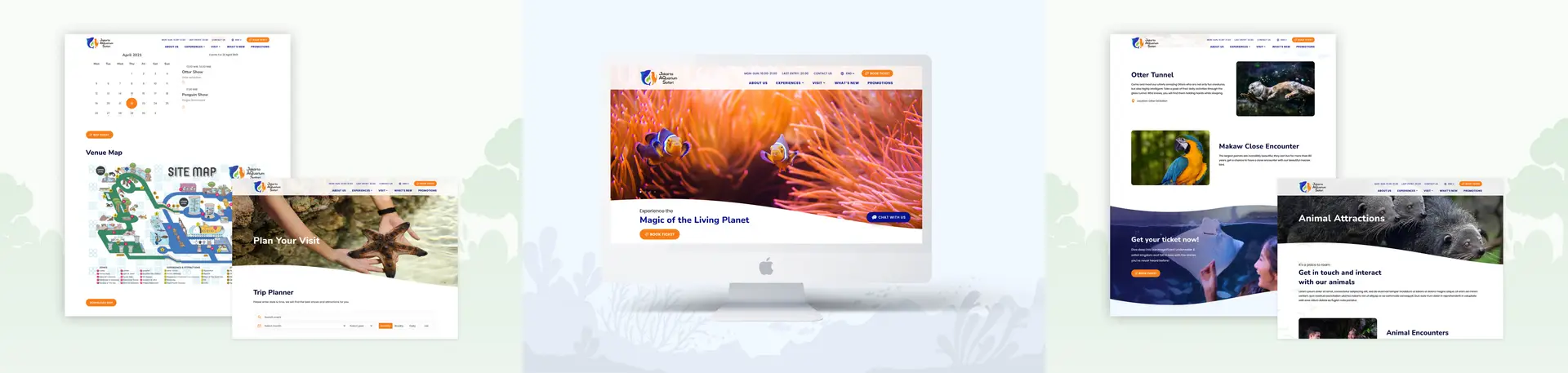 Jakarta Aquarium & Safari Website