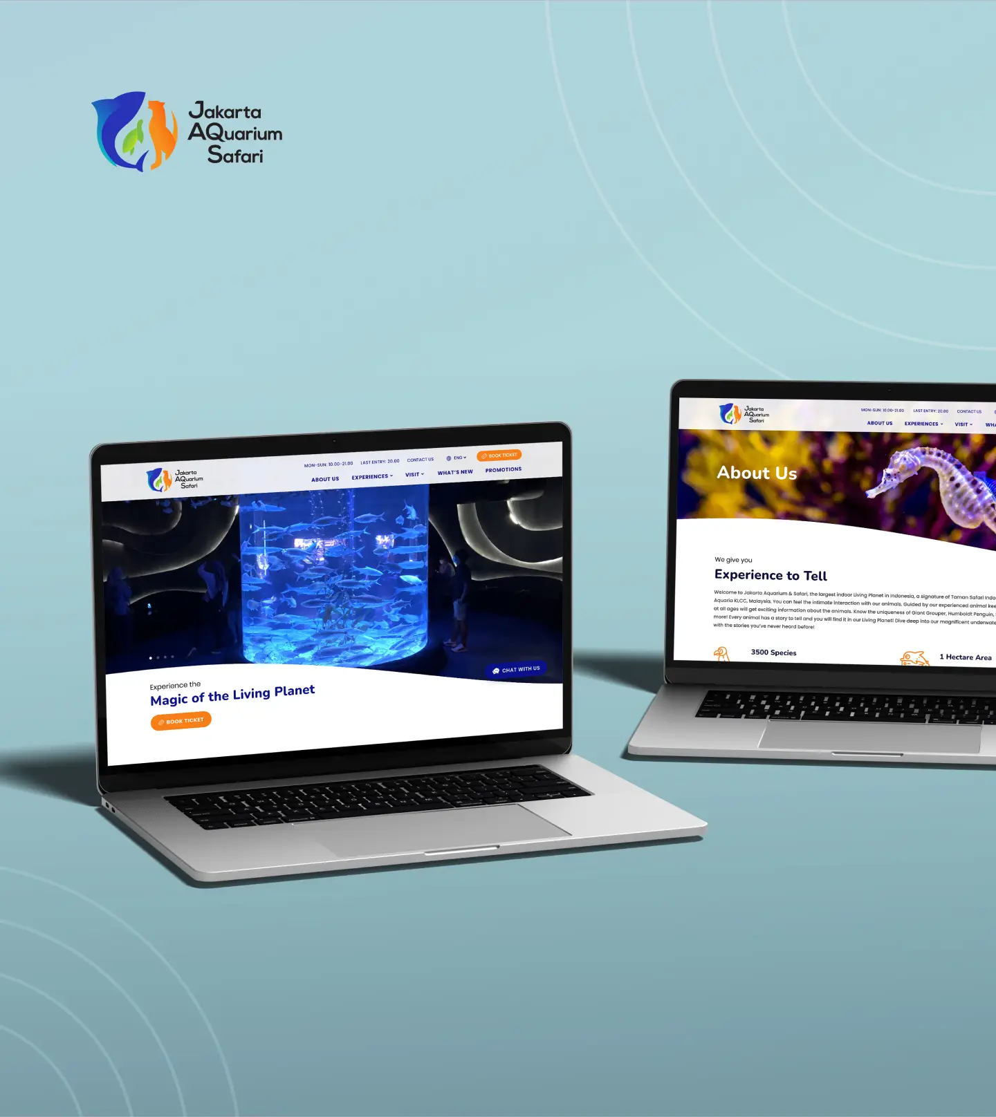 Jakarta Aquarium & Safari Website