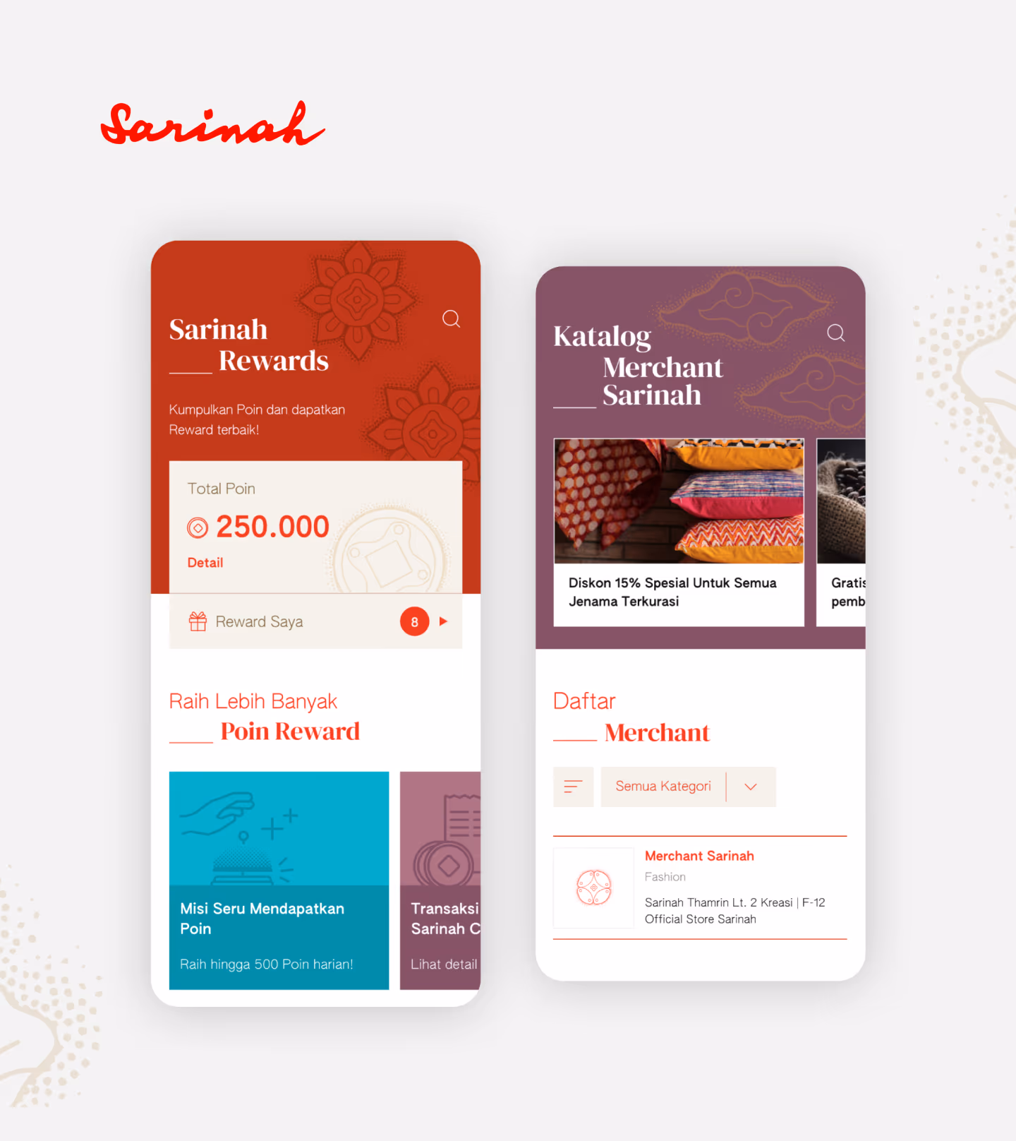 Sarinah Loyalty App
